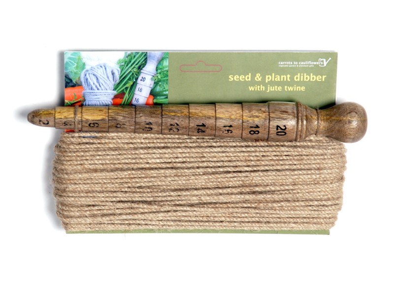 An image of Seed & Plant Dibber with jute twine