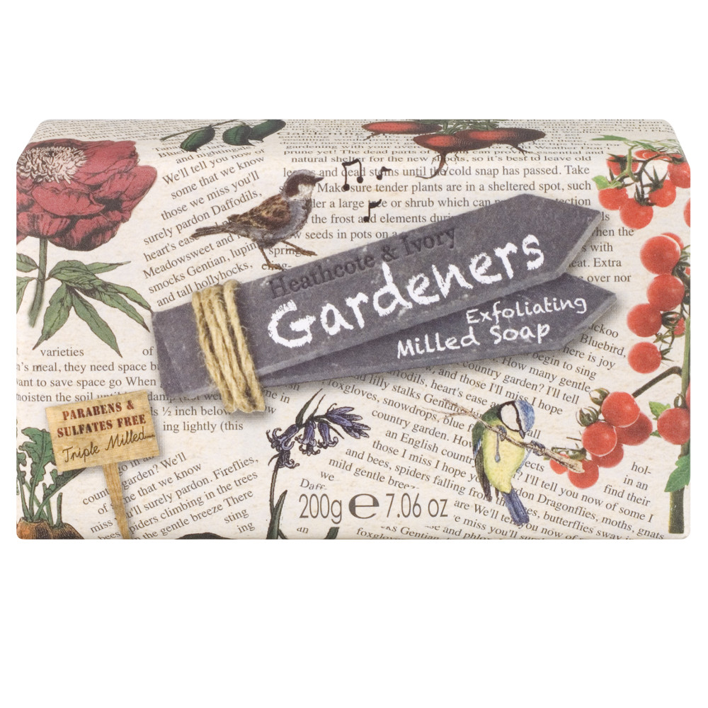 An image of Gardener's Exfoliating Milled Soap 200g, no sulfates or parabens