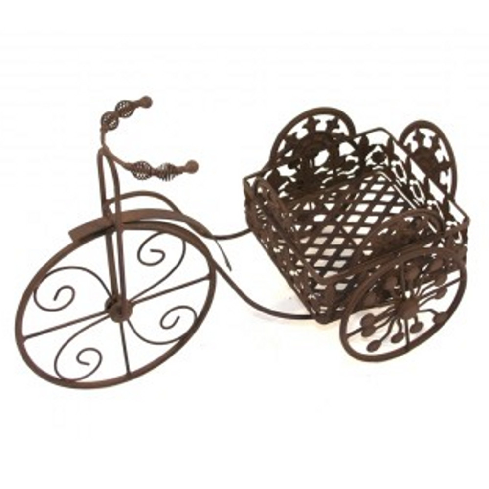 An image of Marvell's Wrought Iron Tricycle Planter