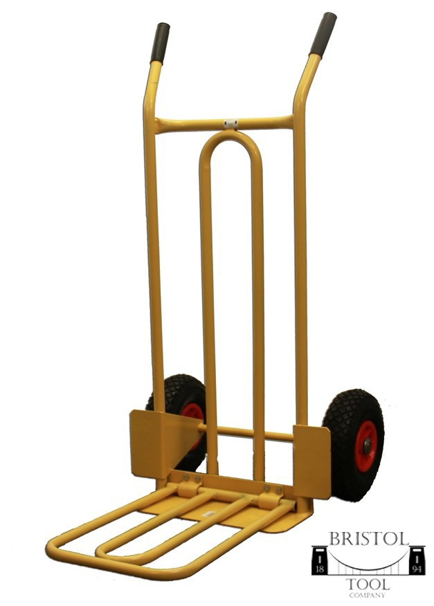 An image of Heavy Duty Folding And Fixed Toe Sack Truck - 200kg Capacity