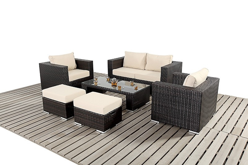 An image of Rapallo Rattan Small Sofa Set