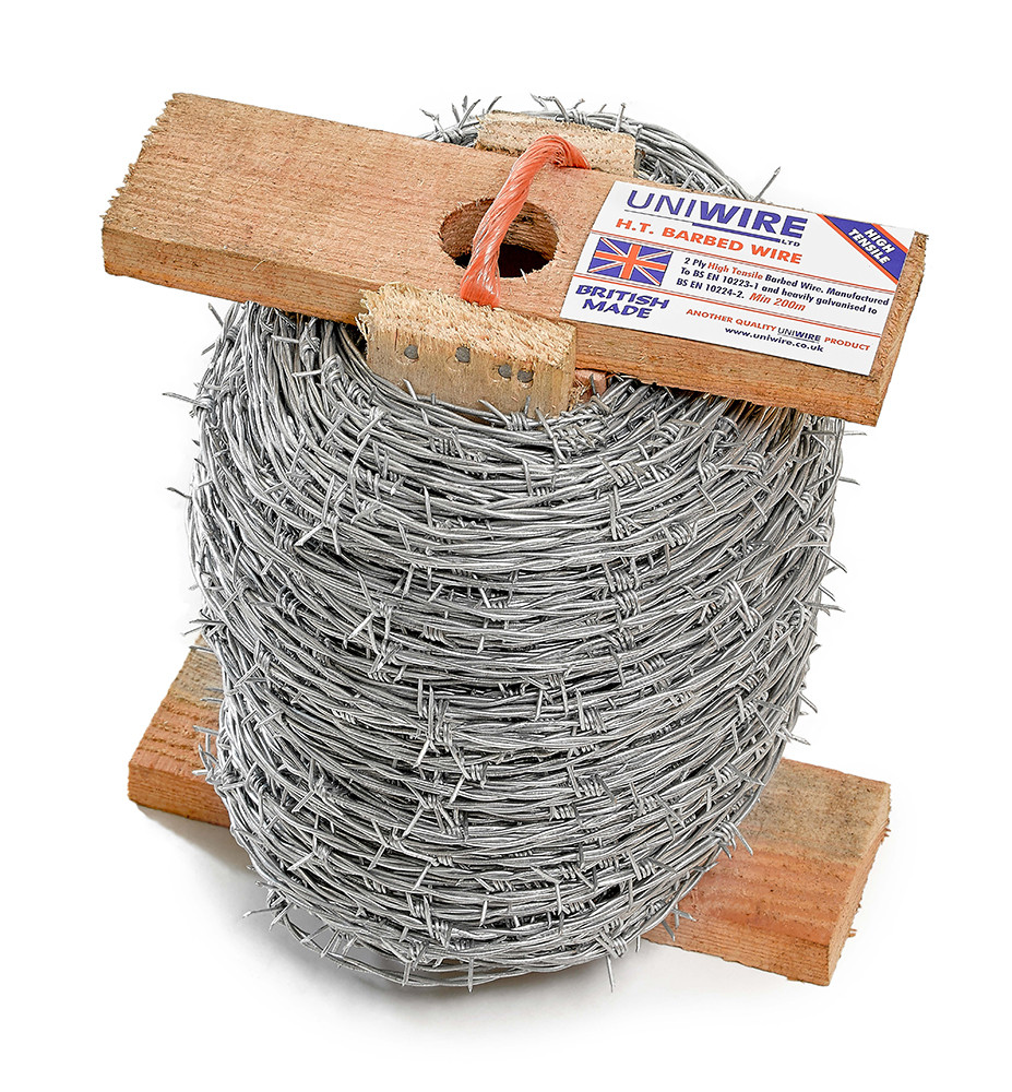 An image of High Tensile 200M Barbed Wire