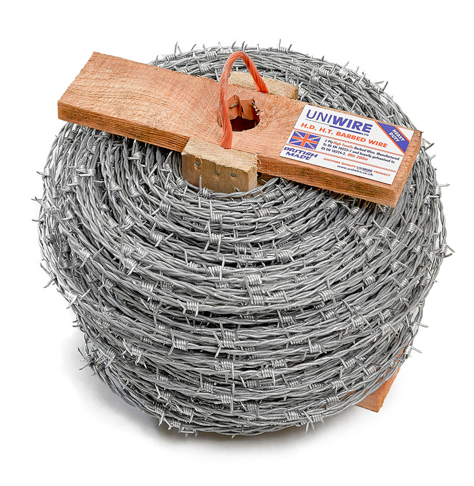 An image of Heavy Duty High Tensile 200M Barbed Wire