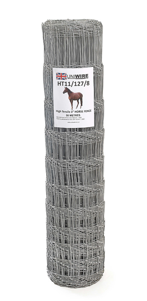 An image of HT11/127/8 50M High Tensile Horse Wire Fencing