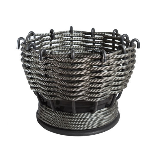 An image of Wirefires 'The Smelter' Woven Firebasket