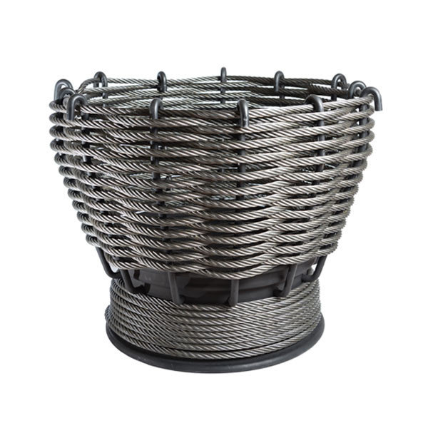 An image of Wirefires 'The Foundry' Extra Large Woven Firebasket
